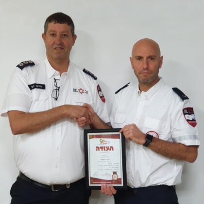 Two years ago he was near death. Today Eyal is saving lives.