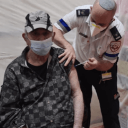 Magen David Adom program enables Israel to become first country in the world to provide the first round of Covid vaccines to all of its nursing home and extended-care facility residents.