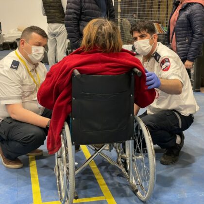 MDA aids Ukrainian refugees in its Moldova clinic.