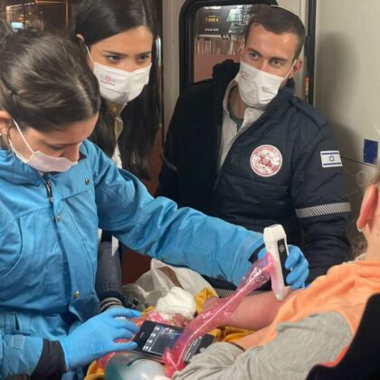 Saving lives in a Ukrainian refugee camp.