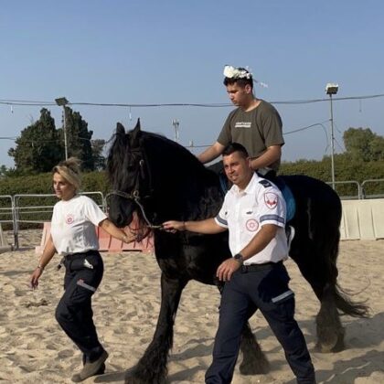Wish Ambulance fulfills a boy’s dream to go horseback riding again.