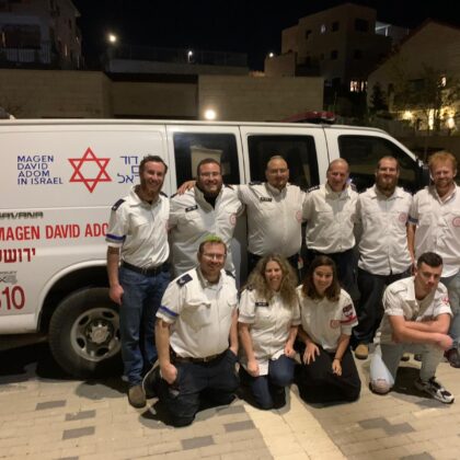 Twelve people from one family volunteer for Magen David Adom.