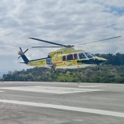 MDA and U.S.-based Hatzolah Air partner to provide Medevac services in Israel.