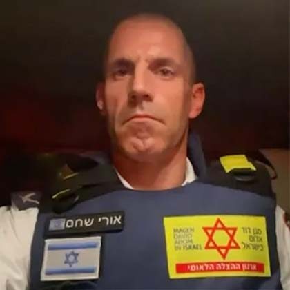 Uri Shacham, chief of staff of MDA, speaks with CNN International