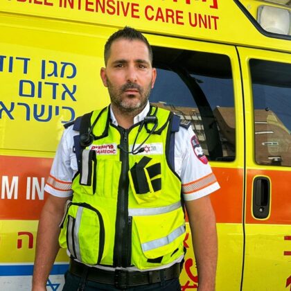 MDA paramedic finds friends among deceased in Ofakim.