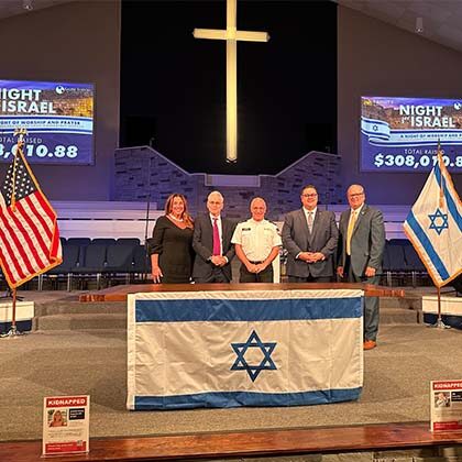 Churches across the Southeast come together in support of Israel and MDA.