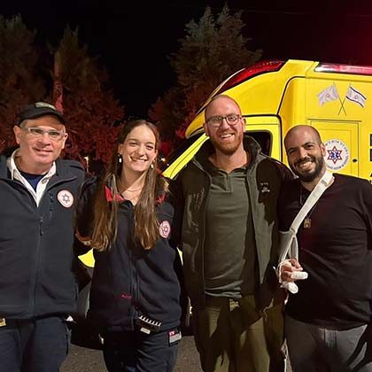 MDA’s Wish Ambulance made a wish come true for a critically injured reservist.