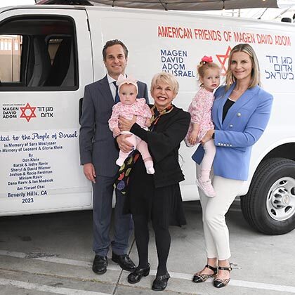 Donated ambulance a source of hope for Israelis.