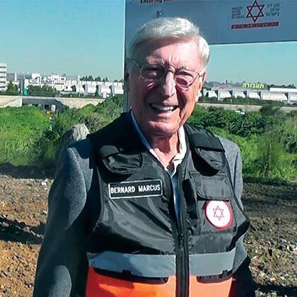 In memory of Bernard “Bernie” Marcus.
