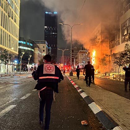 MDA treats several injured in Shfar’am and Ramat Gan in violent Monday.