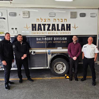 AFMDA holds first joint breakfast briefing with Hatzalah of Baltimore.