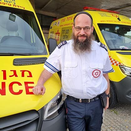 Unbroken: once saved by MDA, Shlomo Perel continues to inspire and save others as a volunteer.