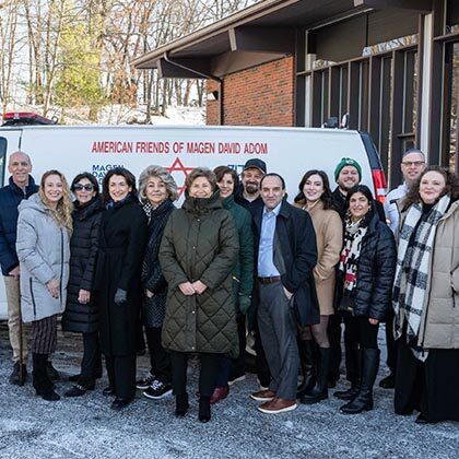 Russian Jewish Community Foundation sponsors two MDA ambulances for use in Israel.