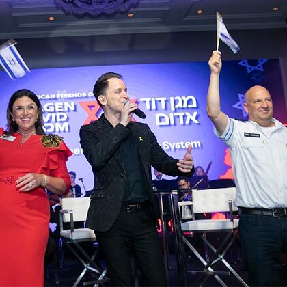 Israeli designer who once volunteered for MDA gives back in style at Palm Beach Gala.