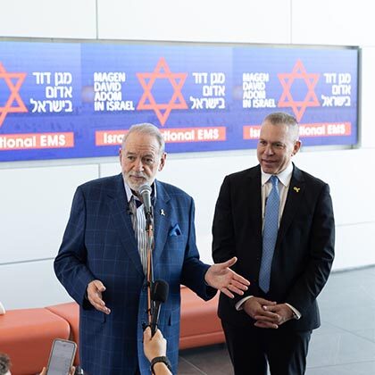 “Truly grateful for their work:” US Amb. Huckabee, wife tour underground MDA blood bank.