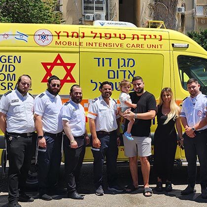 With a call to MDA, a helpful neighbor saves a toddler who nearly drowned.