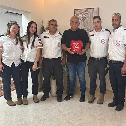 MDA saves man who collapsed at work.