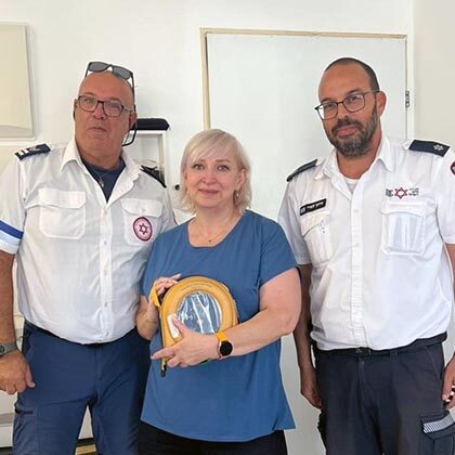 Ashkelon beach rescue.