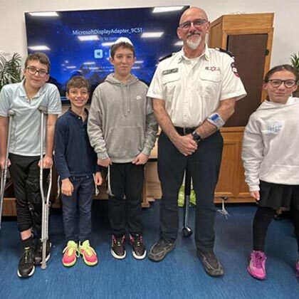 WTA students learn lifesaving lessons from MDA  medic.