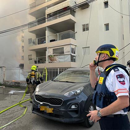 At least four killed in strike in northern Israel.