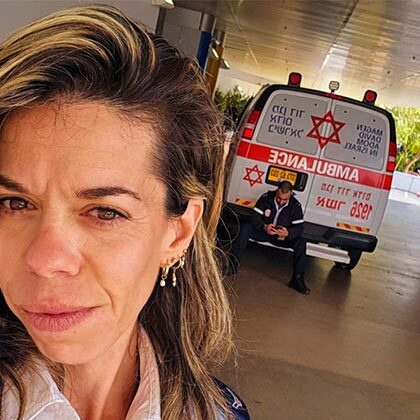 Under fire, MDA volunteer responds to life-threatening allergic reaction.