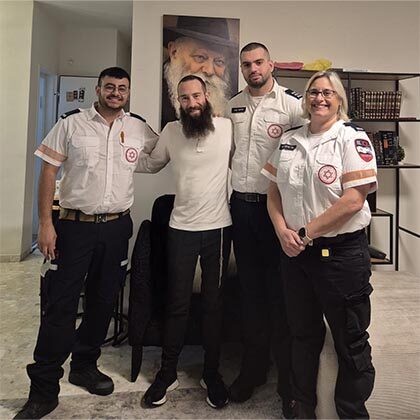 Man suffers cardiac arrest en route to checkup, saved by MDA team.