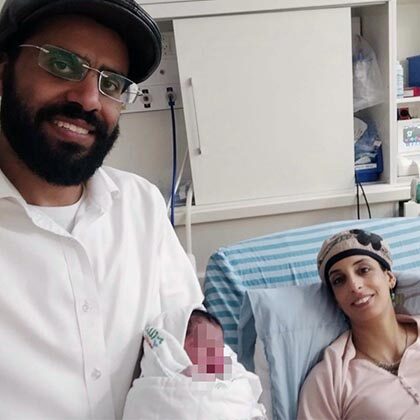 MDA volunteer welcomes new life just before Shavuot.